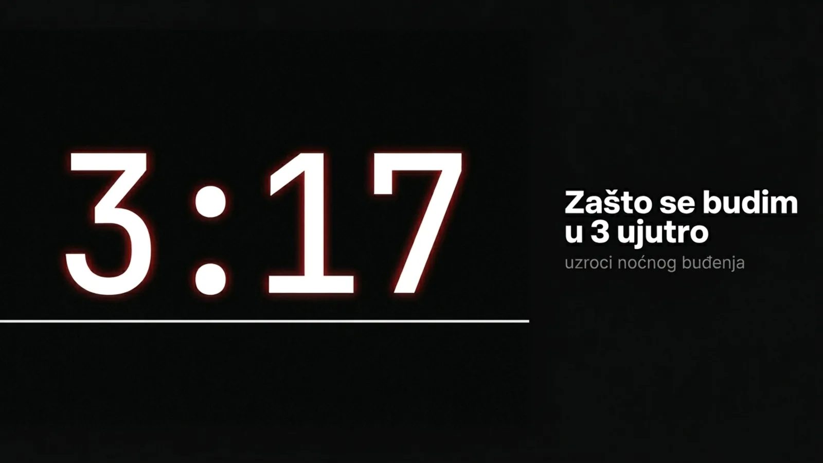 Buđenje u 3 ujutro uzroci — kortizol i biološki ritam