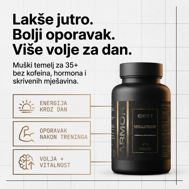 ARMOR za lakše jutro, bolji oporavak i više volje za dan