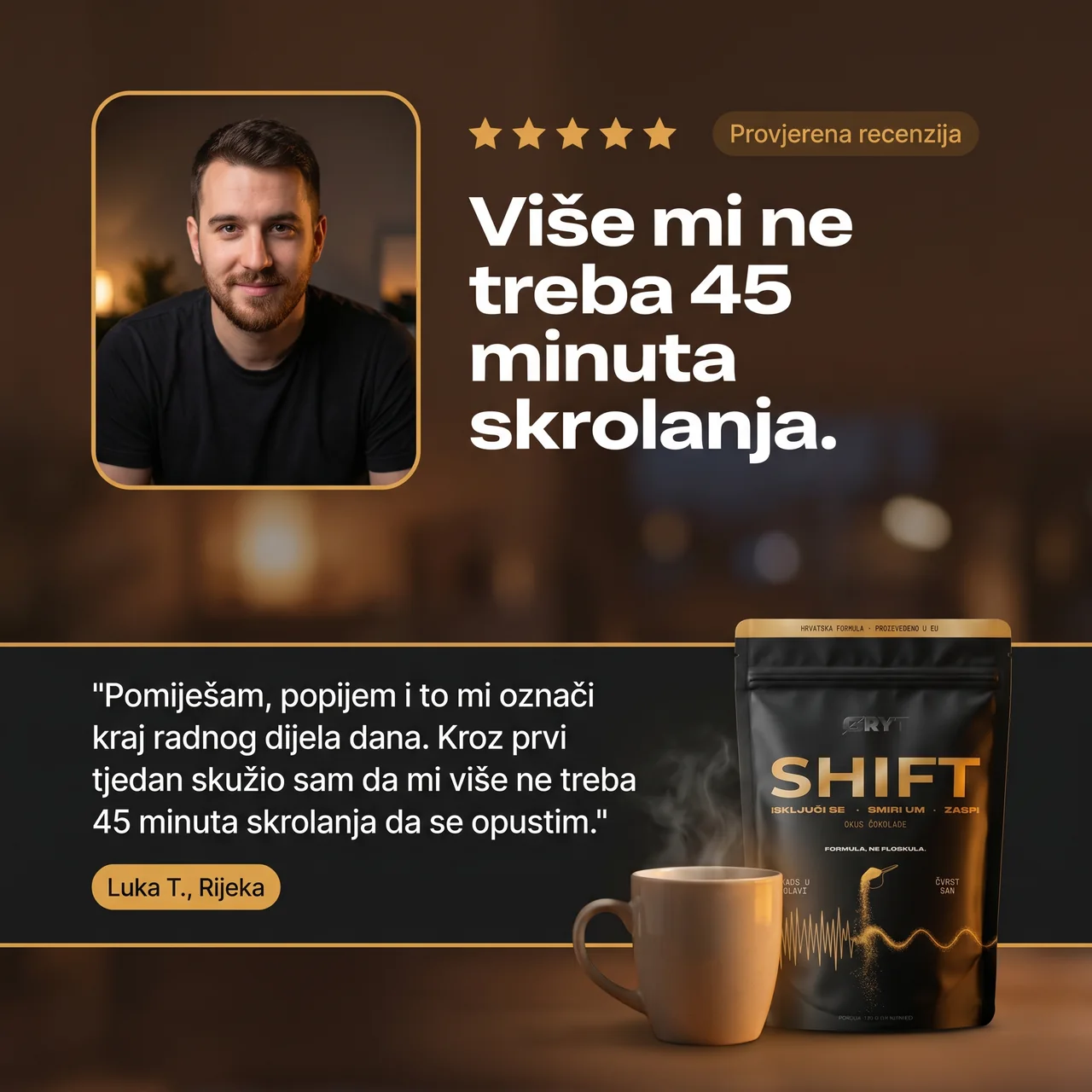 SHIFT iskustvo provjerenog kupca Luke iz Rijeke