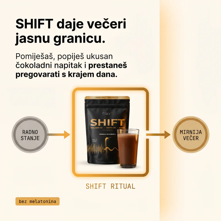 SHIFT ritual za mirniju večer bez pregovaranja s krajem dana