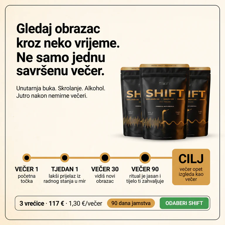 SHIFT 90-dnevni protokol i večernji ritam